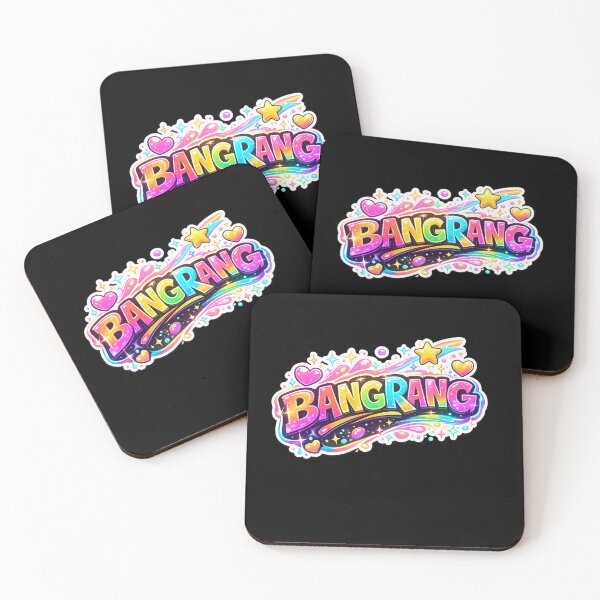 Item preview, Bangrang Colorful Kawaii Bubble Typography Sticker designed and sold by Artbysarmina.