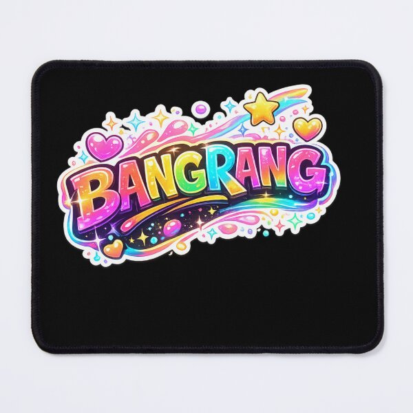 Item preview, Bangrang Colorful Kawaii Bubble Typography Sticker designed and sold by Artbysarmina.