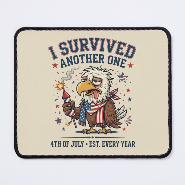 Item preview, I Survived Another 4th of July designed and sold by dudelinart.