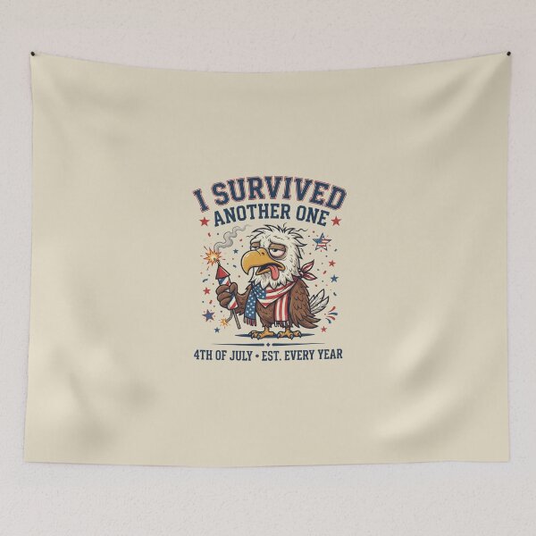 Item preview, I Survived Another 4th of July designed and sold by dudelinart.