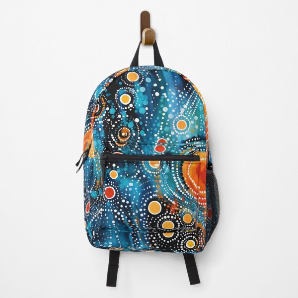 Item preview, Aboriginal Inspired Dot Art - Lava Circular Drops designed and sold by GrinGalore.