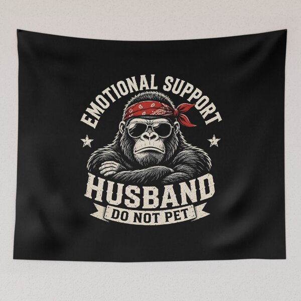 Item preview, Emotional Support Husband Do Not Pet designed and sold by zoes-ink.