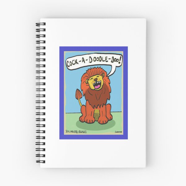 Item preview, Bilingual Beasts - Lion. designed and sold by SombreroDoodles.