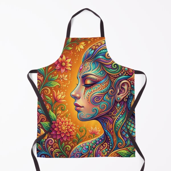 Item preview, Sun-crowned floral dream face designed and sold by Sigtrix.