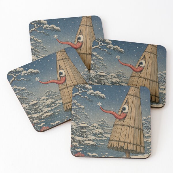 Item preview, Paper Tongue - Vintage Japanese Kasa-obake Ukiyo-e Woodblock designed and sold by bapupa.