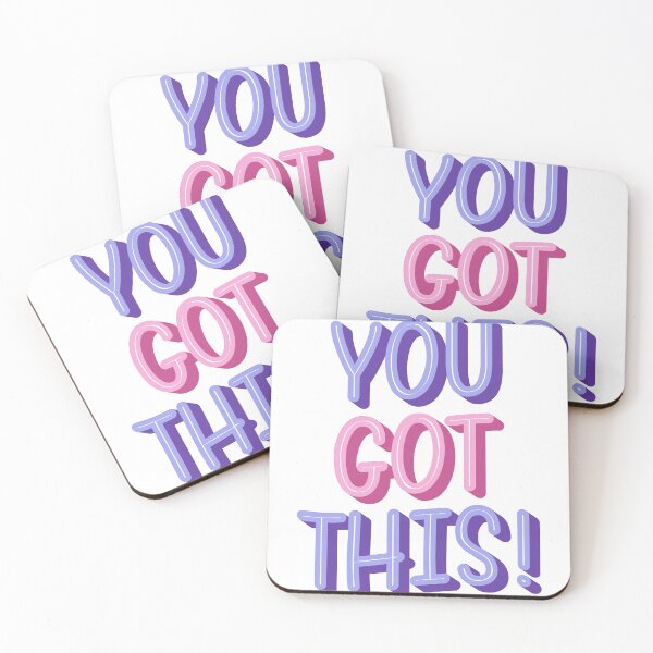 Item preview, You Got This! Motivational Typography Design designed and sold by Divichan.