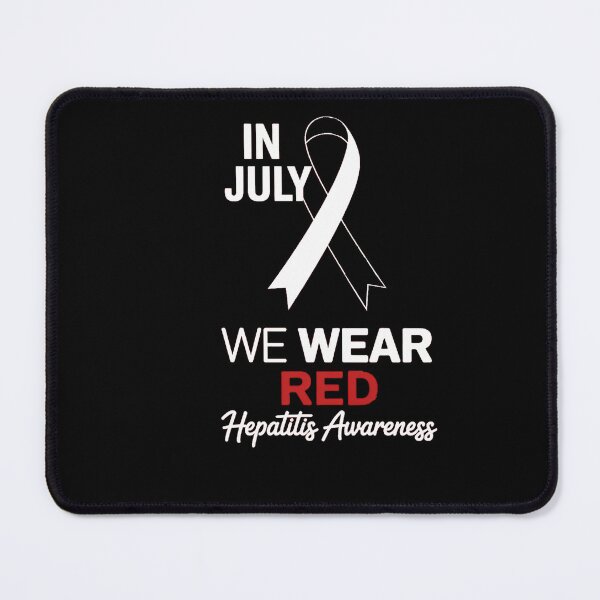 Item preview, Heart In July We Wear Red Hepatitis Day Awareness designed and sold by sailorjessiArt.