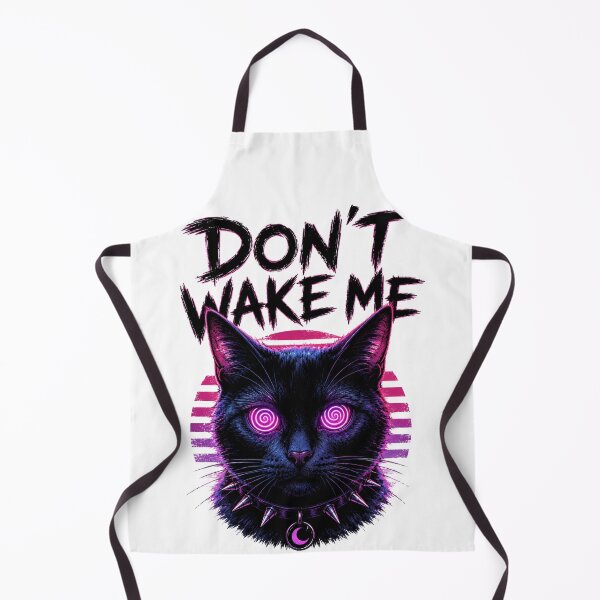 Item preview, Don't Wake Me Hypnotic Black Cat designed and sold by the-dovlat.