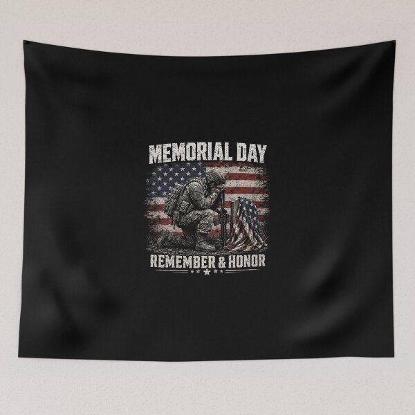 Item preview, Memorial Day Remember and Honor Patriotic US Flag Military designed and sold by sparkfavs.