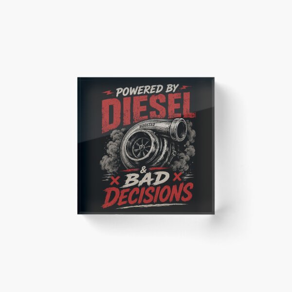 Item preview, Powered By Diesel And Bad Decisions Tee Shirt designed and sold by Serigraphy.