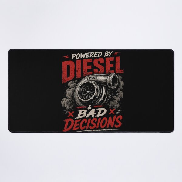 Item preview, Powered By Diesel And Bad Decisions Tee Shirt designed and sold by Serigraphy.