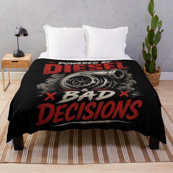 Item preview, Powered By Diesel And Bad Decisions Tee Shirt designed and sold by Serigraphy.