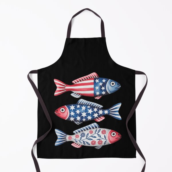 Item preview, Patriotic Fish with Patterns designed and sold by jkrphoto.
