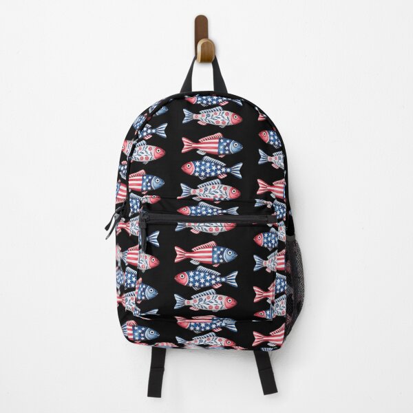 Item preview, Patriotic Fish with Patterns designed and sold by jkrphoto.