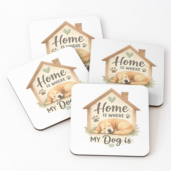 Item preview, Home Is Where My Dog Is Cute Dog Lover Shirt designed and sold by PoojaArtLab.