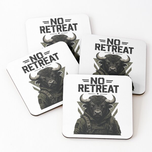 Item preview, No Retreat Buffalo Warrior Military Style designed and sold by the-dovlat.