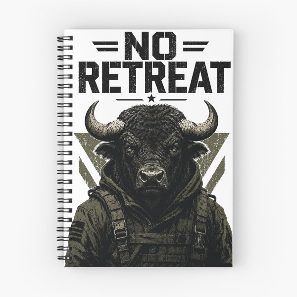 Item preview, No Retreat Buffalo Warrior Military Style designed and sold by the-dovlat.