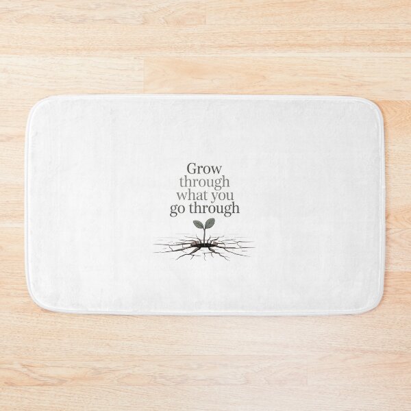 Item preview, Resilience Growth Quote – Minimal Nature Motivational Tee designed and sold by Glamour Gaze .