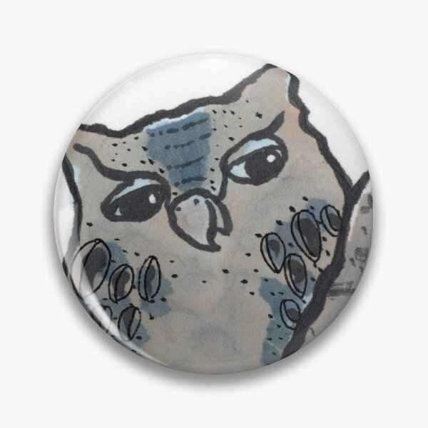 Item preview, Cunning Owl designed and sold by dosankodebbie's etegami world.
