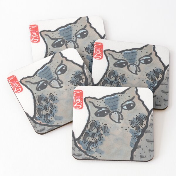 Item preview, Cunning Owl designed and sold by dosankodebbie's etegami world.