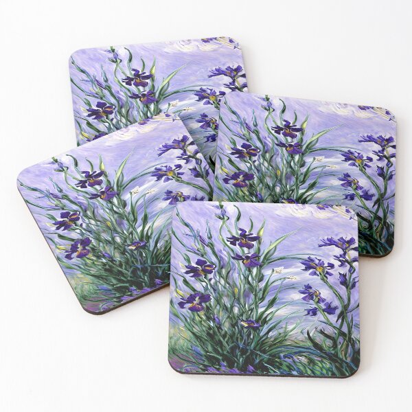 Item preview, Lilac Irises in Giverny: Impression of Color, Bloom, and Garden Light  designed and sold by artdesignsnow.
