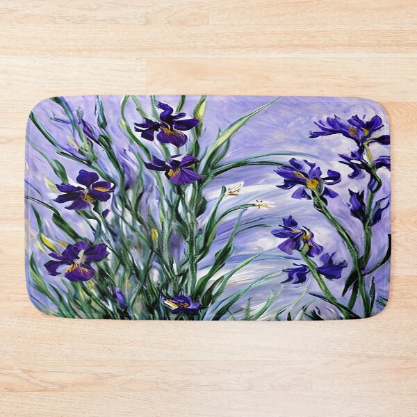 Item preview, Lilac Irises in Giverny: Impression of Color, Bloom, and Garden Light  designed and sold by artdesignsnow.