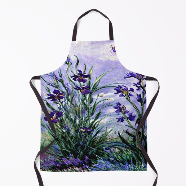 Item preview, Lilac Irises in Giverny: Impression of Color, Bloom, and Garden Light  designed and sold by artdesignsnow.