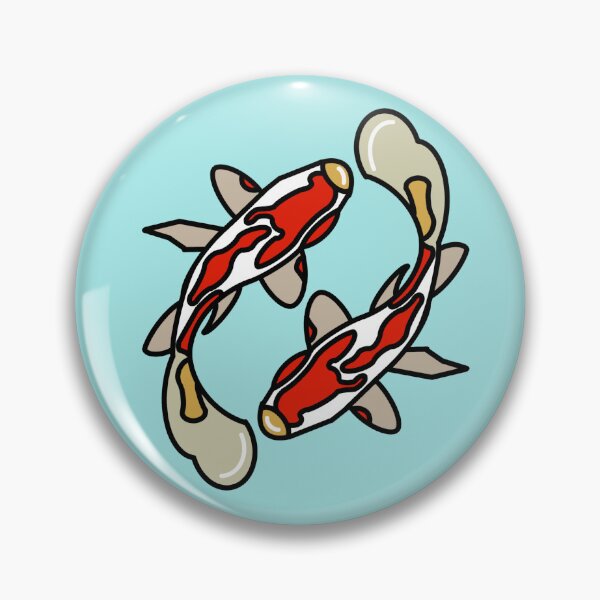 Item preview, Koi Fish Sticker | Postcards from Tokyo Collection designed and sold by BellaDesignCo.