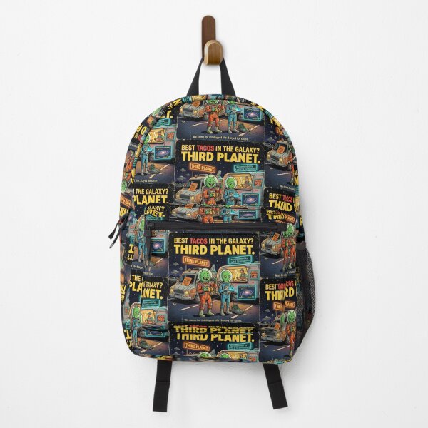 Item preview, Best Tacos in the Galaxy Third Planet Funny Alien Retro Sci Fi Humor designed and sold by FindYouByZ.
