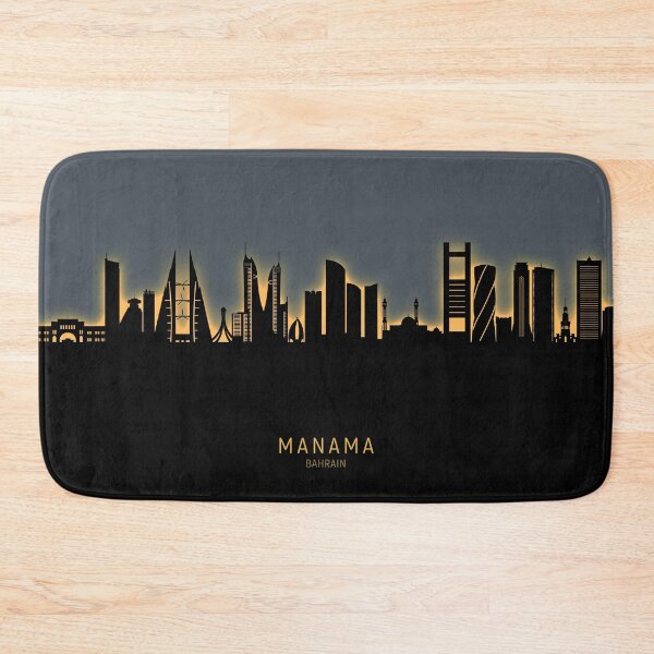 Item preview, Manama Bahrain Skyline designed and sold by ArtPrints.