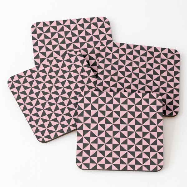 Item preview, Black And Blush Pinwheel Pattern designed and sold by pattern-archive.