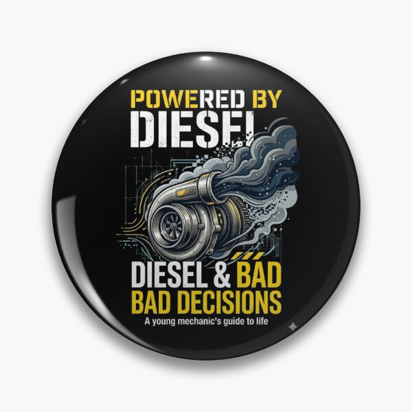 Item preview, Powered By Diesel And Bad Decisions Tee Shirt | T-Shirt designed and sold by Serigraphy.