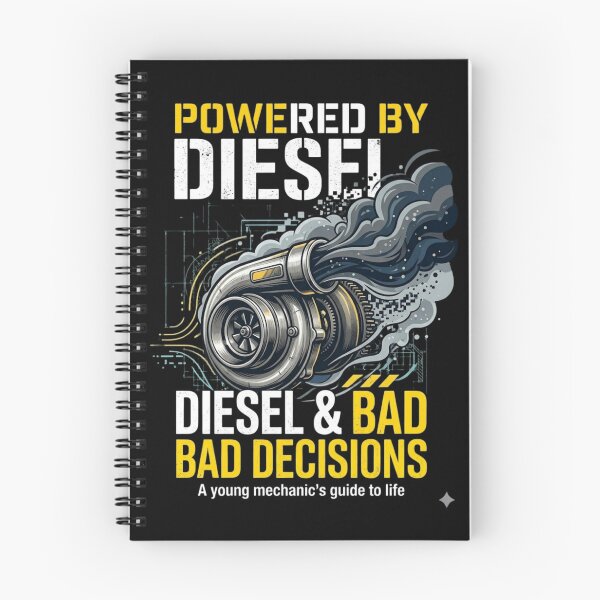Item preview, Powered By Diesel And Bad Decisions Tee Shirt | T-Shirt designed and sold by Serigraphy.