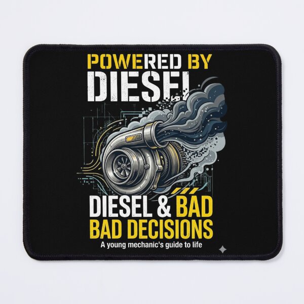 Item preview, Powered By Diesel And Bad Decisions Tee Shirt | T-Shirt designed and sold by Serigraphy.