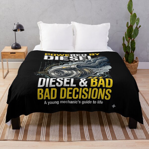 Item preview, Powered By Diesel And Bad Decisions Tee Shirt | T-Shirt designed and sold by Serigraphy.