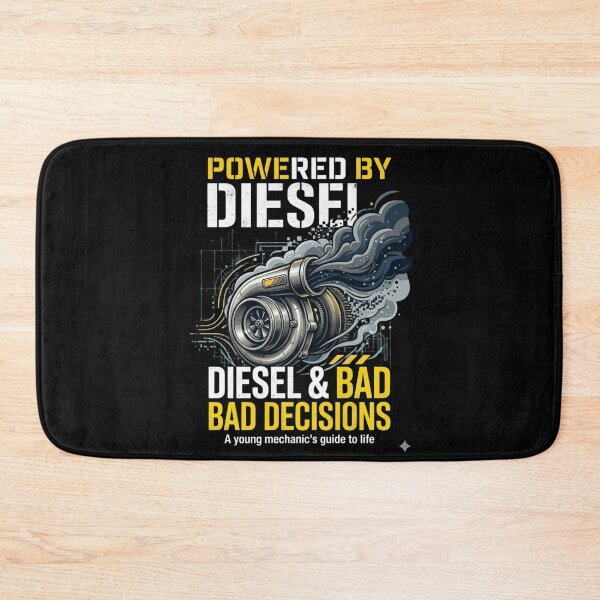Item preview, Powered By Diesel And Bad Decisions Tee Shirt | T-Shirt designed and sold by Serigraphy.