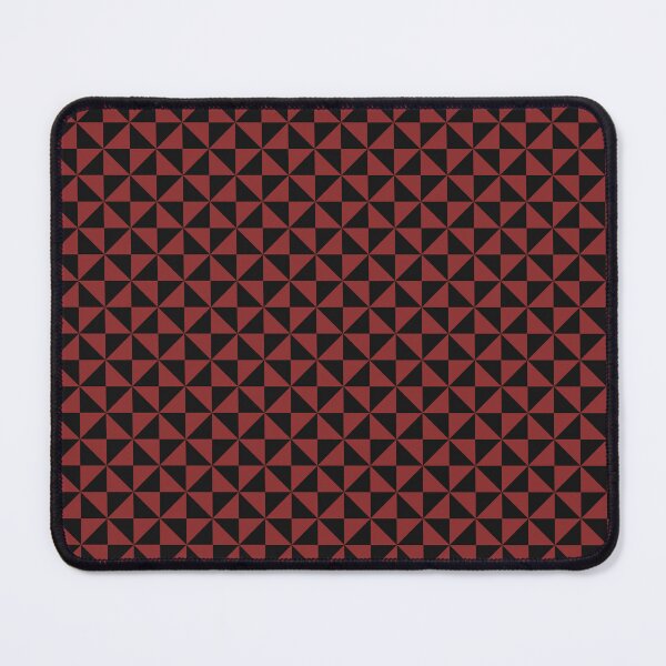 Item preview, Black And Brick Red Pinwheel Pattern designed and sold by pattern-archive.