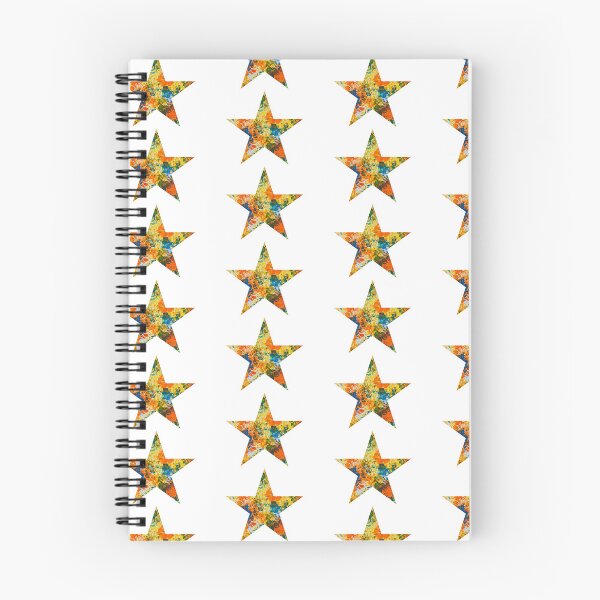 Item preview, "Bright Abstract Explosion of Color" in the Shape of a Star designed and sold by SarkisovaNune.