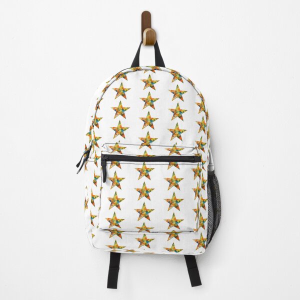 Item preview, "Bright Abstract Explosion of Color" in the Shape of a Star designed and sold by SarkisovaNune.