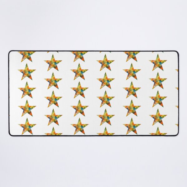 Item preview, "Bright Abstract Explosion of Color" in the Shape of a Star designed and sold by SarkisovaNune.