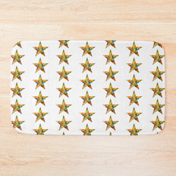 Item preview, "Bright Abstract Explosion of Color" in the Shape of a Star designed and sold by SarkisovaNune.