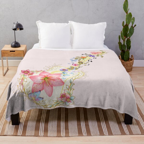 Item preview, "Floral Melody: A Tribute to Music and Memory." designed and sold by Diseño que alegran tu día.