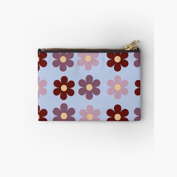 Item preview, Morning mist blooms // retro periwinkle floral pattern designed and sold by Creativ_Design.