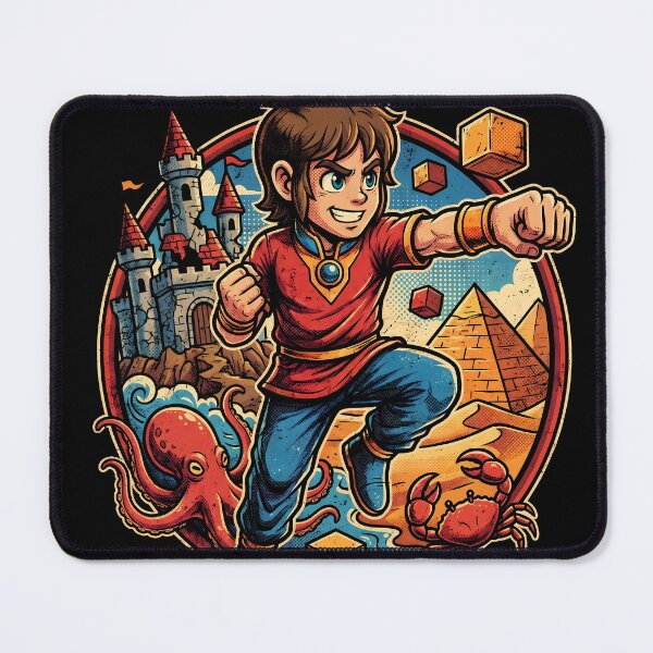 Item preview, Alex Kidd Alex Kidd Gaming Graphic Tee designed and sold by Senpaiwaves.