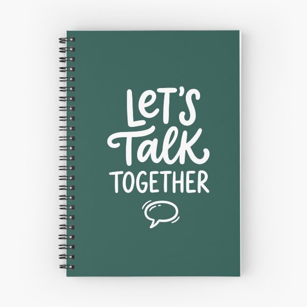 Item preview, Let's Talk Together Typography Design designed and sold by WormJ.