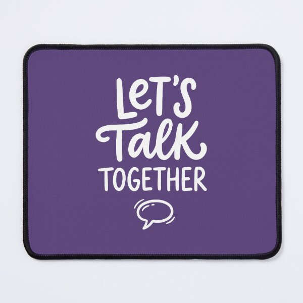 Item preview, Let's Talk Together Typography Design designed and sold by WormJ.