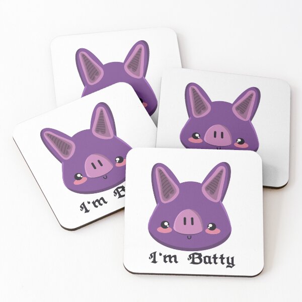 Item preview, I’m Batty designed and sold by Knittyruby.