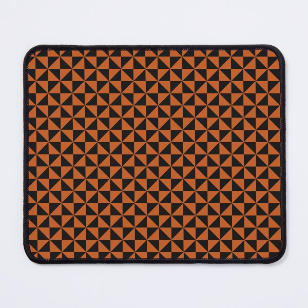 Item preview, Black And Burnt Orange Pinwheel Pattern designed and sold by pattern-archive.