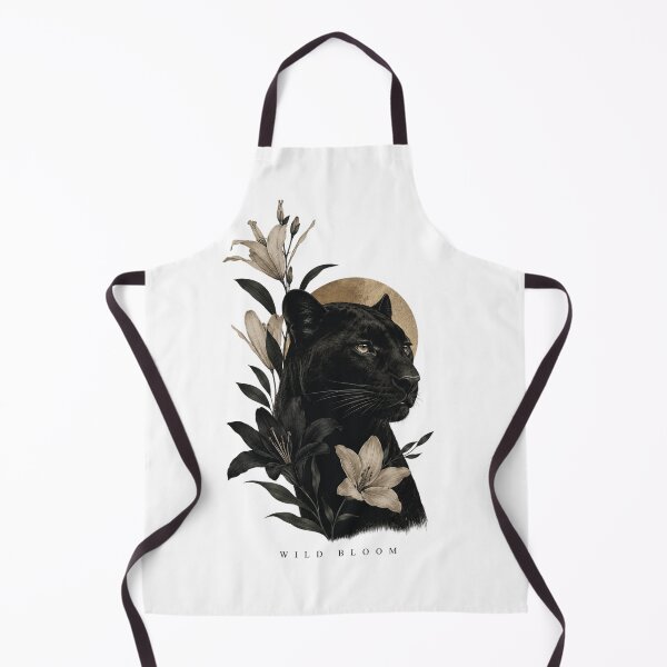 Artikelvorschau, Wild Bloom Panther Floral Graphic with Elegant Nature Aesthetic entworfen und verkauft von the-dovlat.