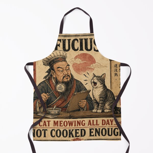 Item preview, Confucius Say: Not Cooked Enough designed and sold by ITSimagination.